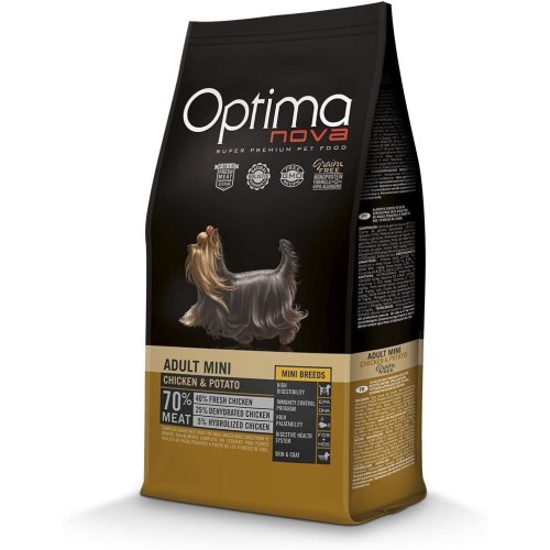 Optima Nova Adult Mini Chicken Potato 2 Kg Comida Premium para Perros