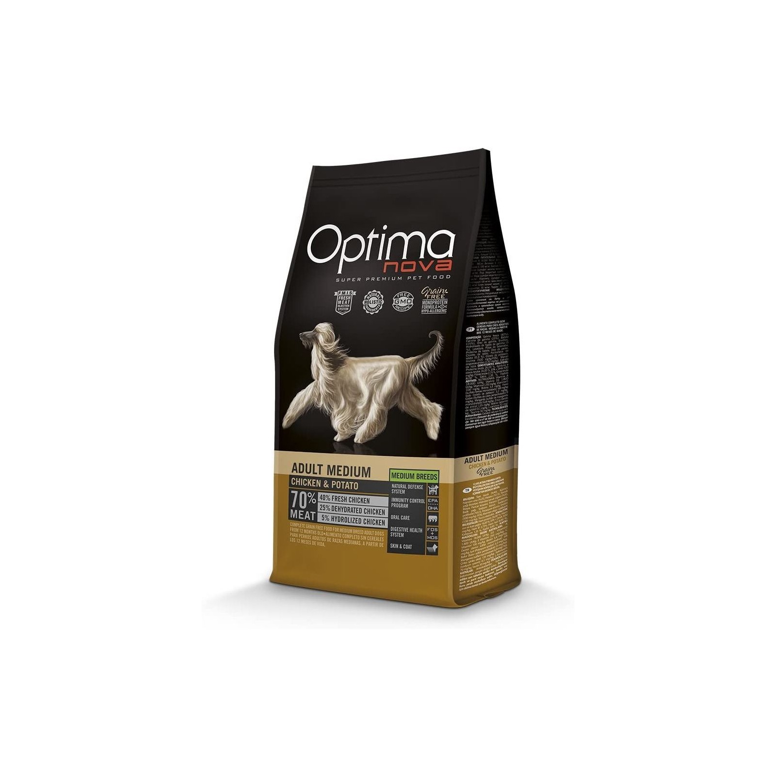 Optima Nova Adult Medium Chicken Potato 12 Kg Optima Nova Adult Medium Chicken Potato 12 Kg