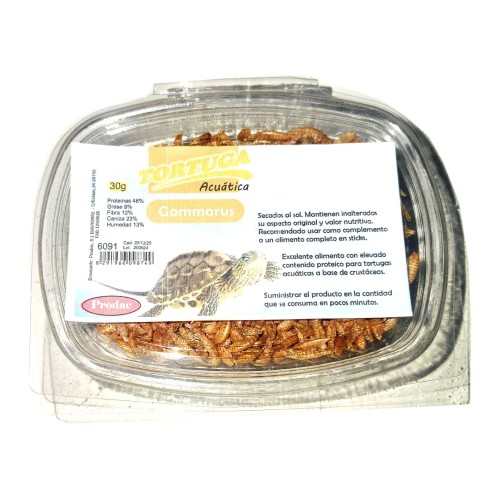 Gammarus para Tortugas Acuáticas 30g