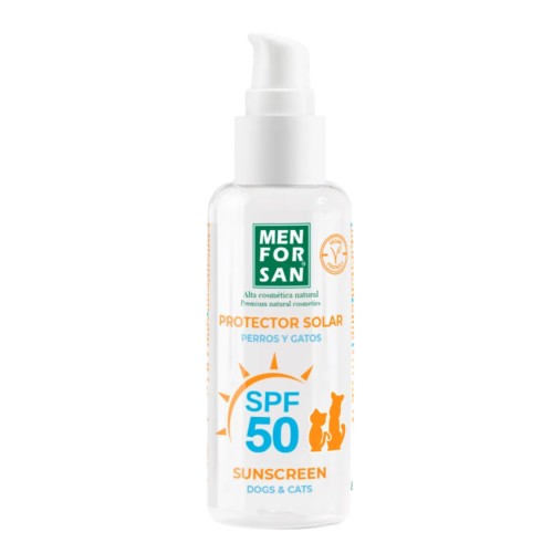 Menforsan Protector Solar para Perros y Gatos SPF 50
