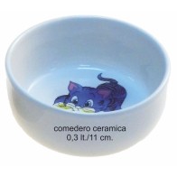 Kitty Ceramic Feeder 0.3 Lt / 11cm