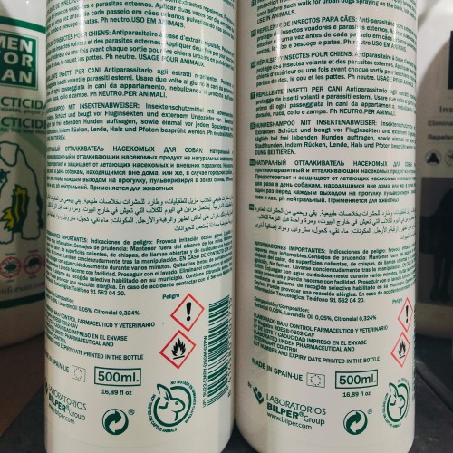 Menforsan Repelente Natural Con Citronela 500 Ml.