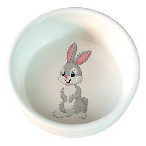 Comedero Cerámica Conejo 11cm 300ml