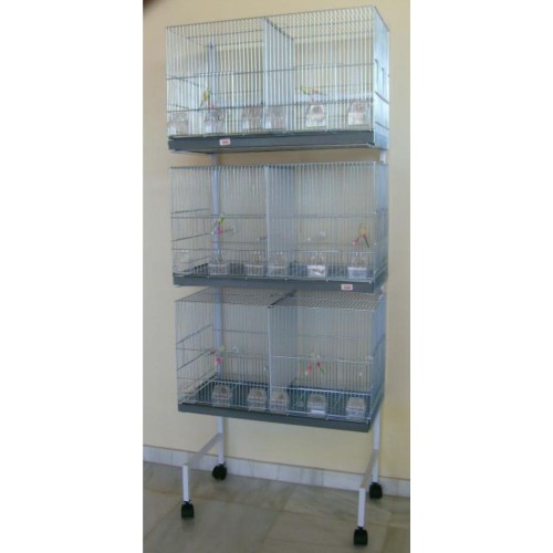 Zinc Coated B-3 Breeding Cage with 2 Compartments