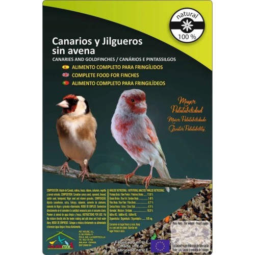 Canarios Sin Avena Faunamix 1 Kg.