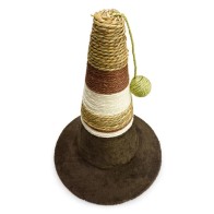 Beige Cone Scratcher for Cats