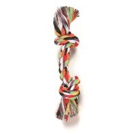 Mordedor Nudo de Algodón Grande 40cm Salud Dental Duradera