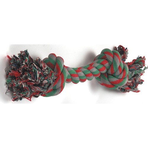 Mordedor Nudo de Algodón Grande 40cm Salud Dental Duradera