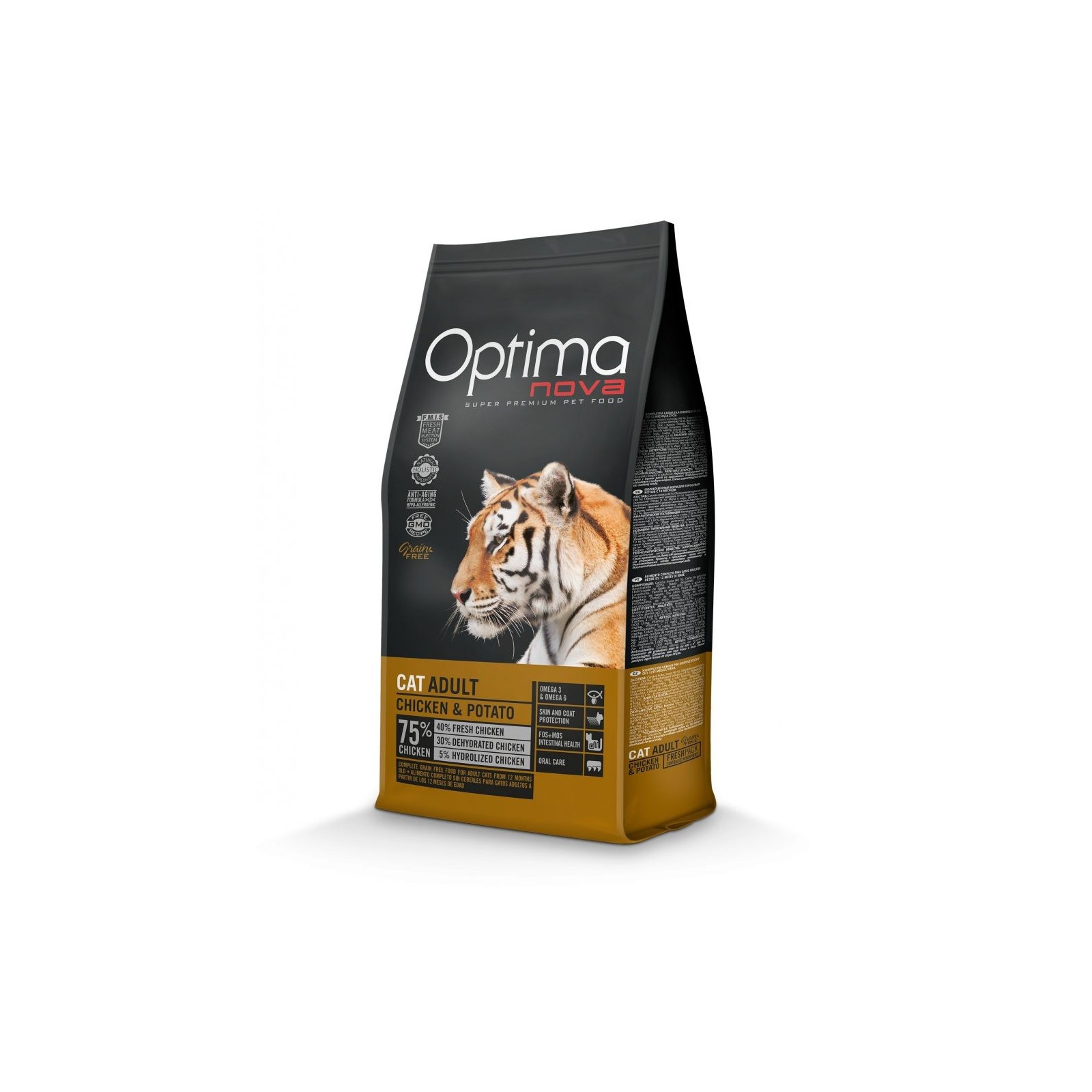 Optima Nova Gato Adulto Pollo Patata 2 Kg Optima Nova Gato Adulto Pollo Patata 2 Kg