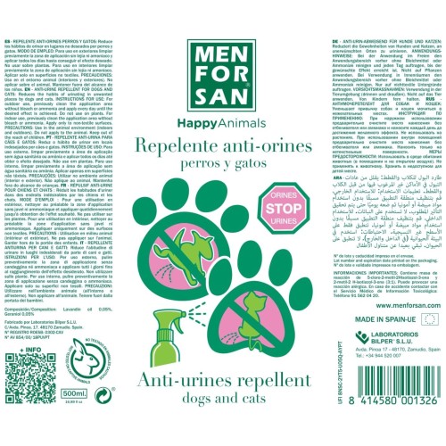 Menforsan Antiorines Perros Y Gatos 500ml