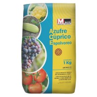 Azufre Cúprico Espolvoreo 1Kg para Salud del Jardín