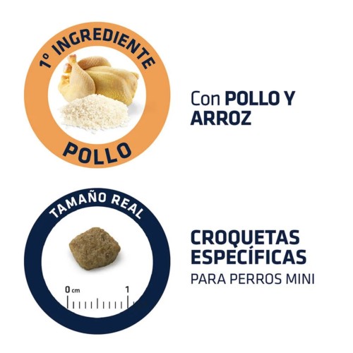 Advance Mini Adult Pollo Comida para Perros 1.5kg