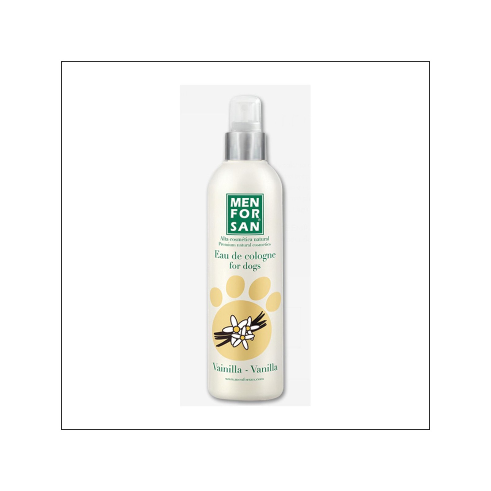 Agua de Colonia Vainilla para Perros 125ml Agua de Colonia Vainilla para Perros 125ml