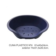 Cuna Plástico Nº6 77x50x27cm