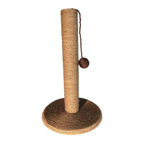 Rascador Poste con Bola para Gatos 30x30x46 Cm