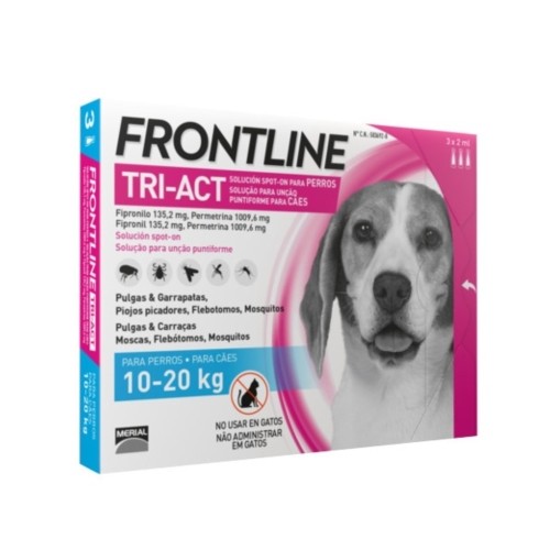 Frontline Tri-Act 5-10 Kg S 6 Pipettes Anti-parasitic