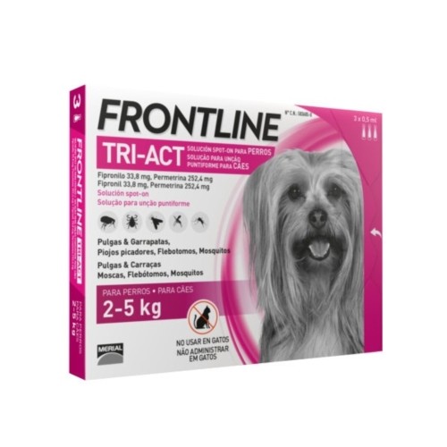 Frontline Tri-act 5-10 Kg S 6 Pipetas Antiparasitarias