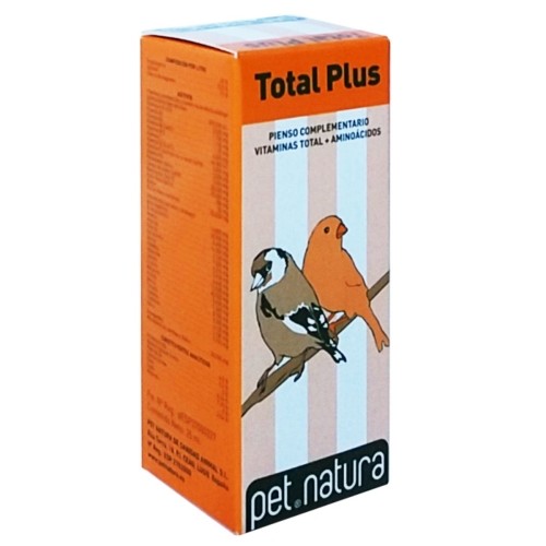 Total Plus Aminoacidos 25 Ml Suplemento Completo para Aves