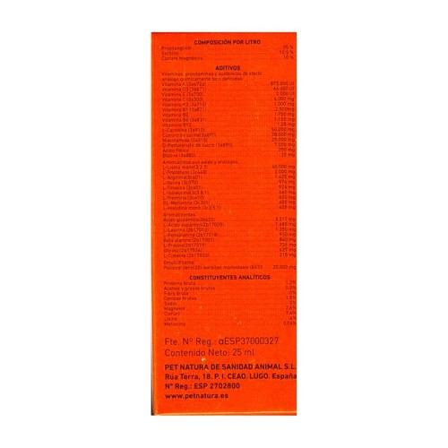 Total Plus Aminoacidos 25 Ml Suplemento Completo para Aves