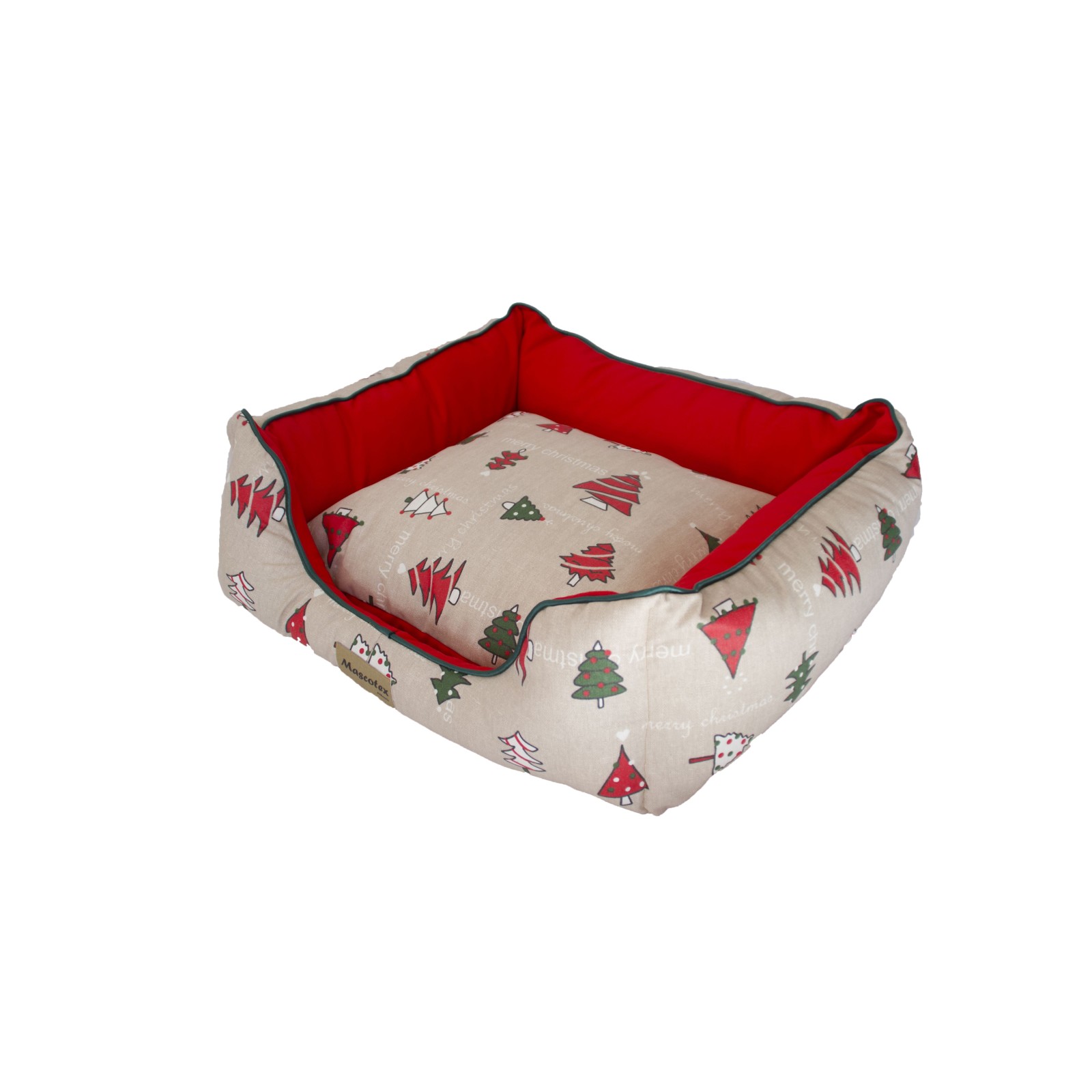 Cuna Navidad Roja Abetos 45x40x20 Edición Limitada Cuna Navidad Roja Abetos 45x40x20 Edición Limitada