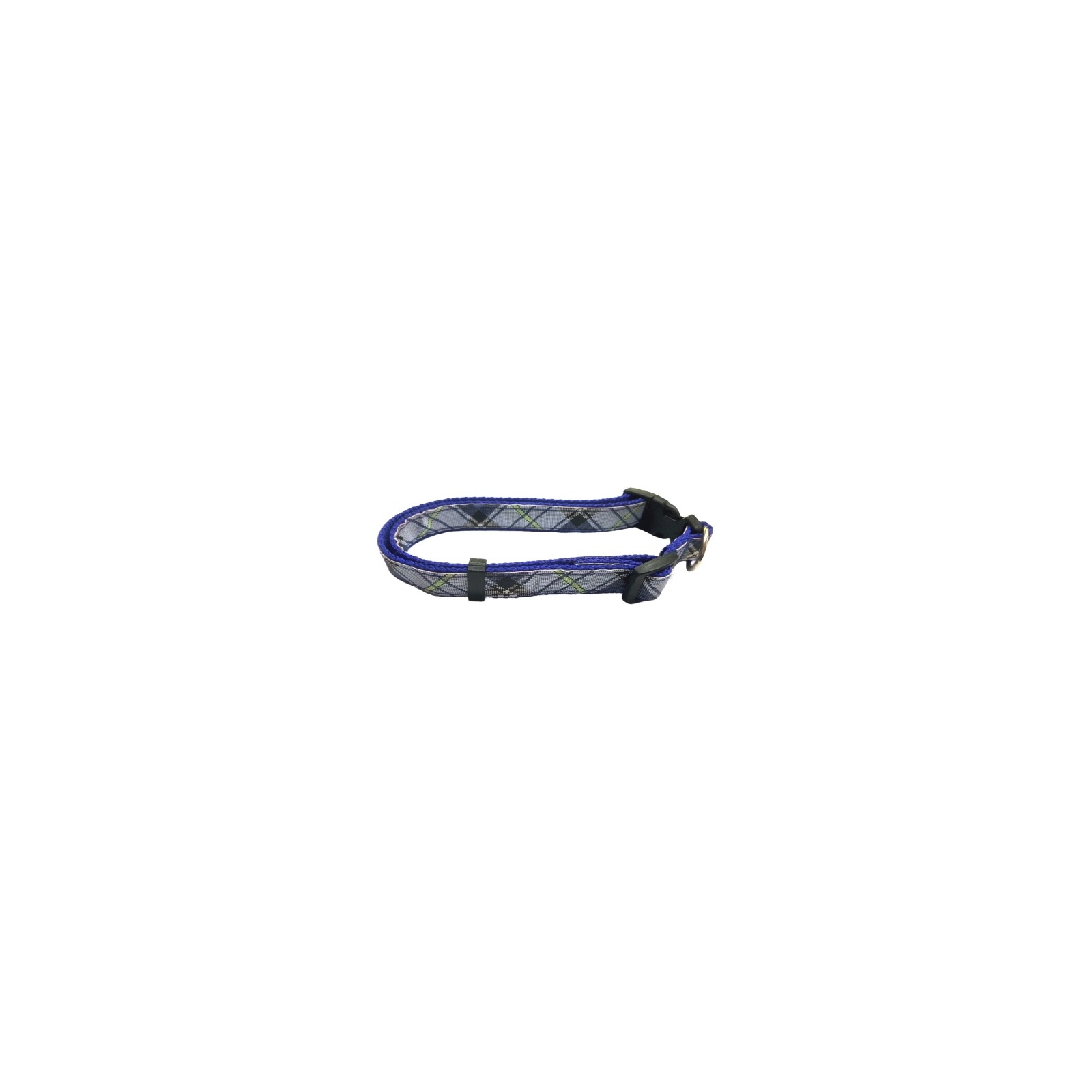 Collar de Nylon 20mm 35-50cm en Color Azul