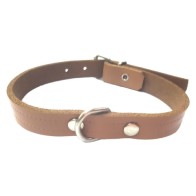 Collar de Cuero Negro Laura 1.5x40cm