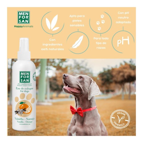 Menforsan Agua De Colonia Vainilla/Naranja Para Perros 125ml