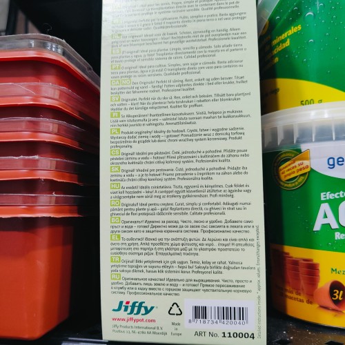 Jiffipot Round 8 cm - 16 Units for Plant Germination