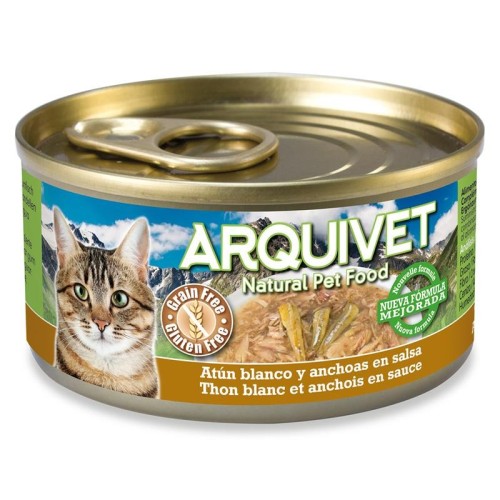 Lata de Atún Blanco y Anchoas en Salsa 80gr