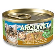 Lata de Atún Blanco y Anchoas en Salsa 80gr