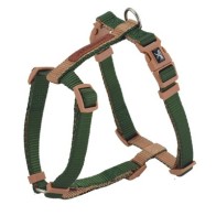 X-trm Double Premium Harness Green - Beige 35-46cm