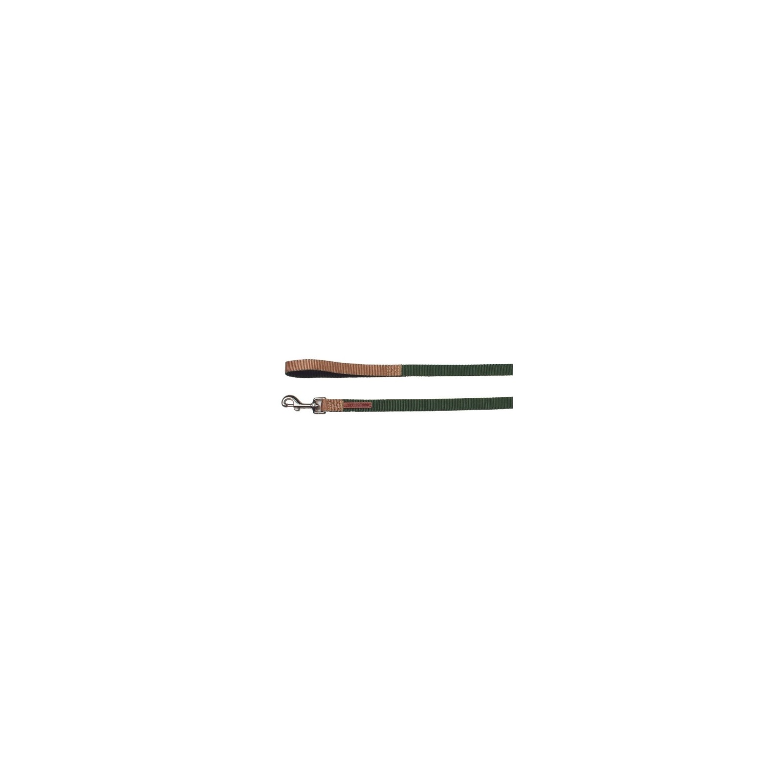 X-trm Double Premium Leash Green - Beige X-trm Double Premium Leash Green - Beige
