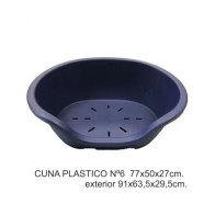 Cuna de Plástico Nº4 61x40x24cm para Mascotas
