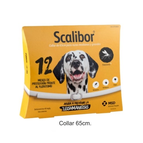 Collar Scalibor 65 cm - Protección 12 Meses para Perros