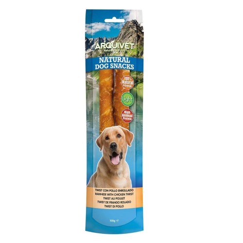 Snack Palito Twist con Pollo 24cm - 100gr.