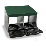 Two Compartment Plastic Nest Box for Birds