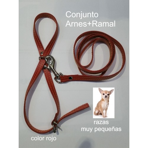 Small Breeds Harness and Leash Set Beige for Dogs