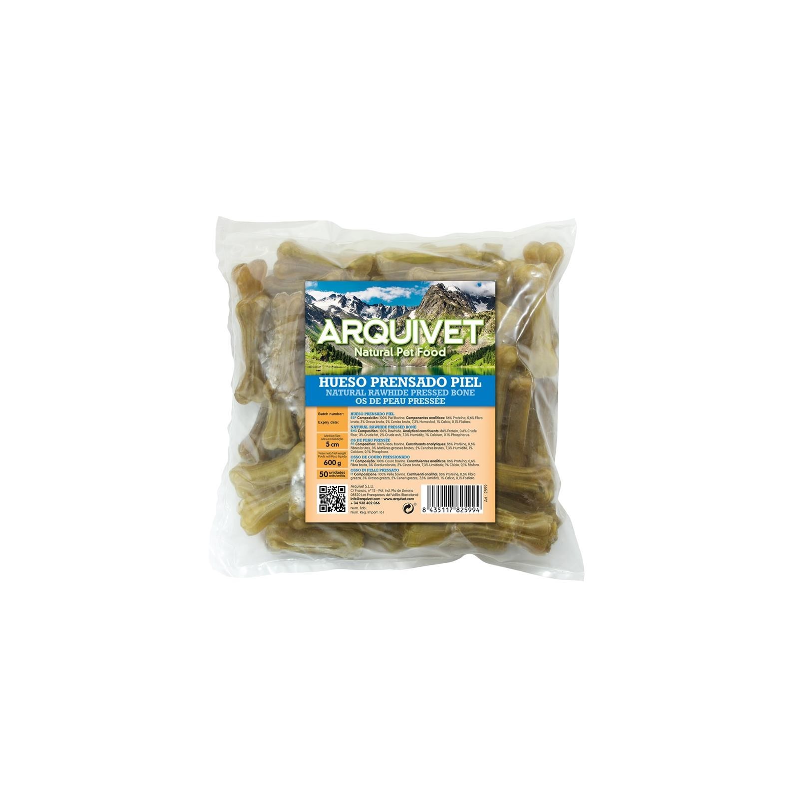 Hueso Prensado Piel 5cm. Bolsa 50 Uds. Hueso Prensado Piel 5cm. Bolsa 50 Uds.