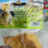 Ratón Peludo 10cm Juguete Interactivo para Gatos