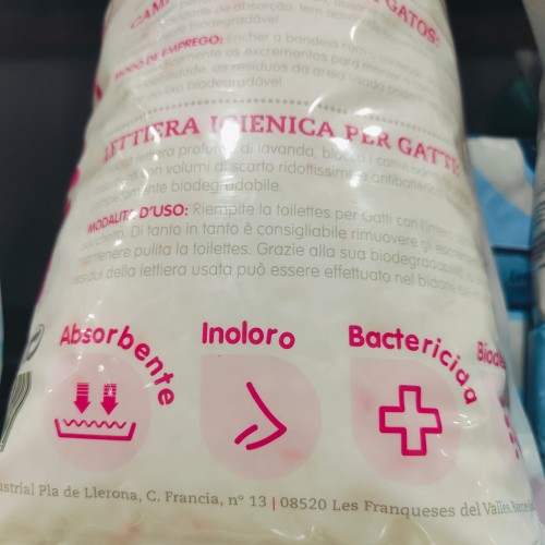 Perlitas Arquicrystal 3.8 L Arena para Gatos Aroma Rosas