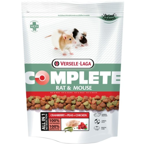 Ratas y Ratones Complet 500 Gr. Versele-laga para Nutrición Fácil