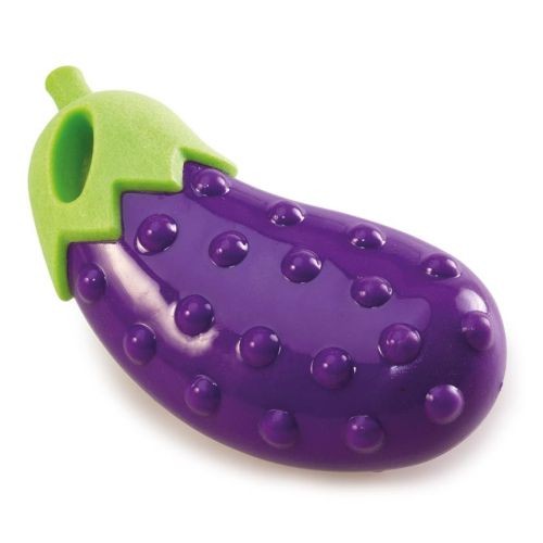 Interactive Dog Toy Eggplant with Sound