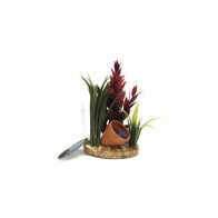 Planta Y Vasija C/base 20 Cm Difusor