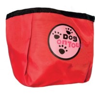 Comedero Nylon 1,8 Lts./17cm. Rojo