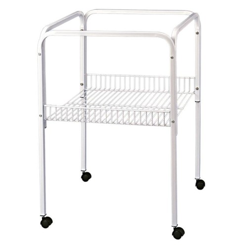 Ancona White Cage Stand