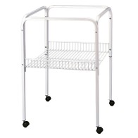 Ancona White Cage Stand
