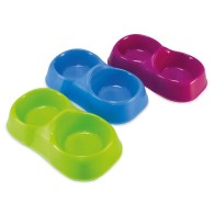 Comedero Maya Doble M 26 Cm para Aves Pequeñas