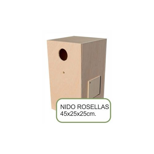 Nido de Madera para Rosellas