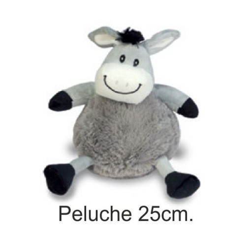 Burrito Peluche Gris 25cm - Perfecto para Perros