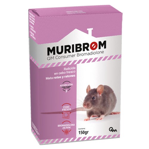 Raticida QM Br Cebo Fresco 150gr.